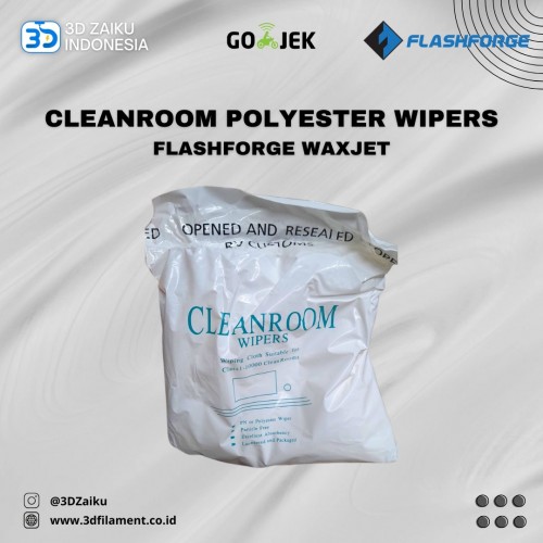 Cleanroom Polyester Wipers for Flashforge Waxjet 3D Printer